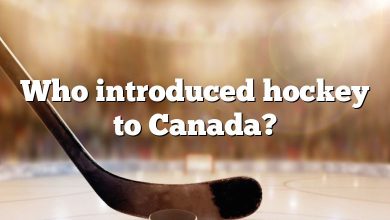 Who introduced hockey to Canada?