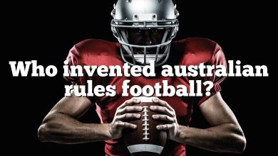 Who invented australian rules football?