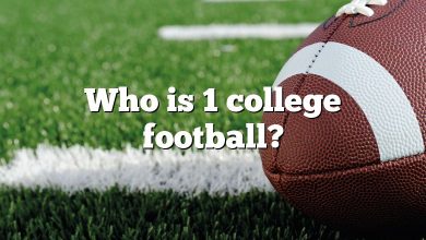 Who is 1 college football?