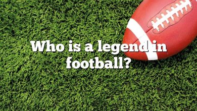 Who is a legend in football?