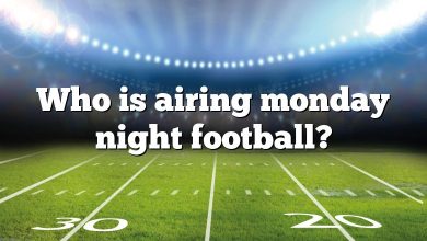 Who is airing monday night football?