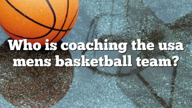 Who is coaching the usa mens basketball team?