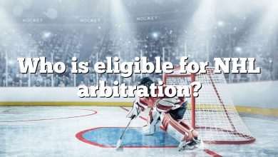 Who is eligible for NHL arbitration?