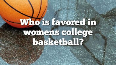 Who is favored in womens college basketball?