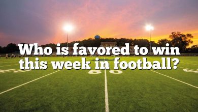 Who is favored to win this week in football?