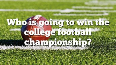 Who is going to win the college football championship?