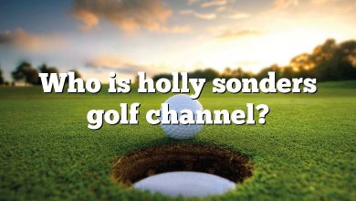Who is holly sonders golf channel?