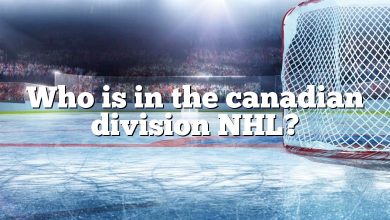 Who is in the canadian division NHL?