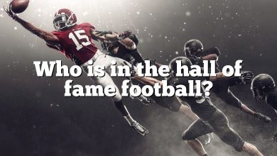 Who is in the hall of fame football?