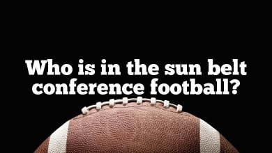 Who is in the sun belt conference football?
