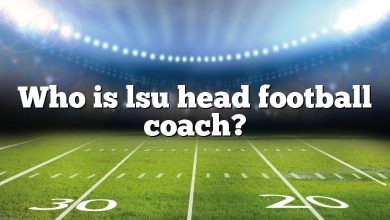Who is lsu head football coach?