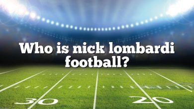 Who is nick lombardi football?