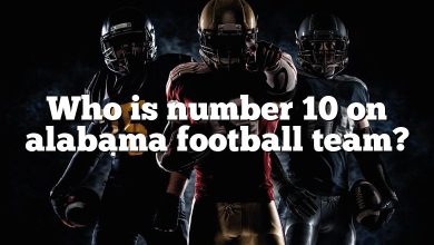 Who is number 10 on alabama football team?