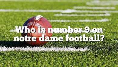 Who is number 9 on notre dame football?