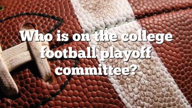 Who is on the college football playoff committee?