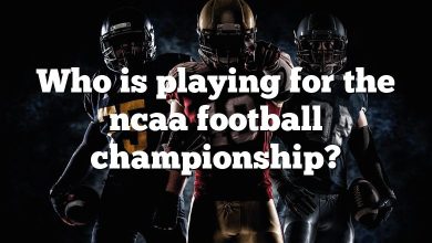 Who is playing for the ncaa football championship?