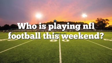 Who is playing nfl football this weekend?