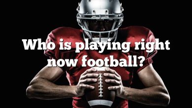 Who is playing right now football?