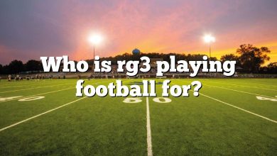 Who is rg3 playing football for?