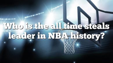 Who is the all time steals leader in NBA history?