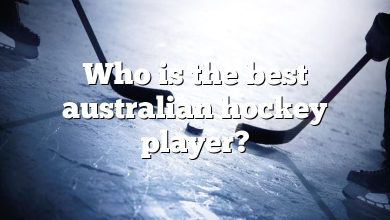 Who is the best australian hockey player?