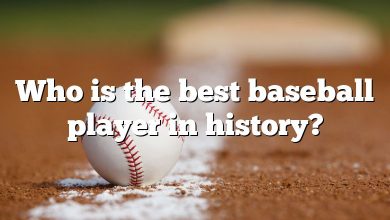 Who is the best baseball player in history?