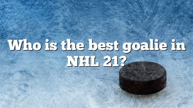 Who is the best goalie in NHL 21?