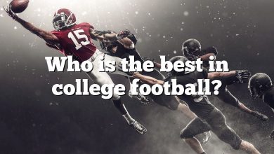 Who is the best in college football?