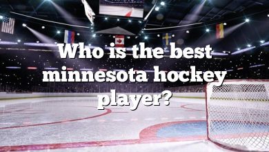 Who is the best minnesota hockey player?