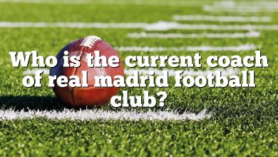 Who is the current coach of real madrid football club?