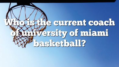 Who is the current coach of university of miami basketball?