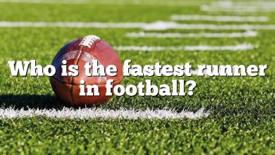 Who is the fastest runner in football?