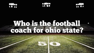 Who is the football coach for ohio state?