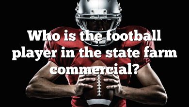 Who is the football player in the state farm commercial?