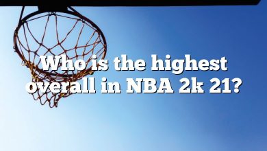 Who is the highest overall in NBA 2k 21?