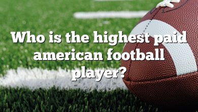 Who is the highest paid american football player?