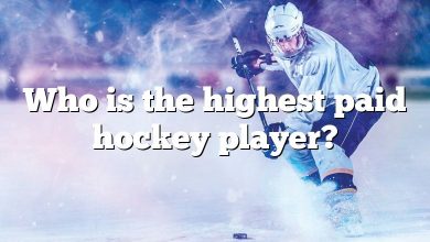 Who is the highest paid hockey player?