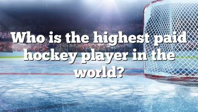 Who is the highest paid hockey player in the world?