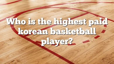 Who is the highest paid korean basketball player?