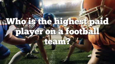 Who is the highest paid player on a football team?