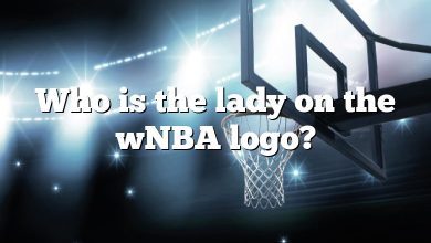 Who is the lady on the wNBA logo?