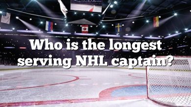 Who is the longest serving NHL captain?