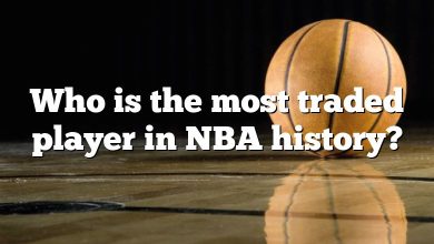 Who is the most traded player in NBA history?