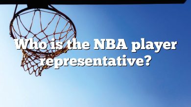 Who is the NBA player representative?