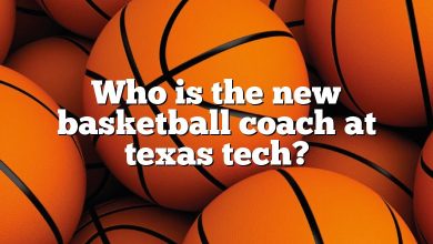 Who is the new basketball coach at texas tech?