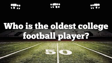 Who is the oldest college football player?