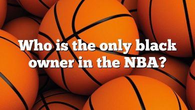 Who is the only black owner in the NBA?