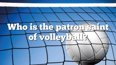 Who is the patron saint of volleyball?