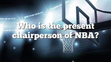 Who is the present chairperson of NBA?