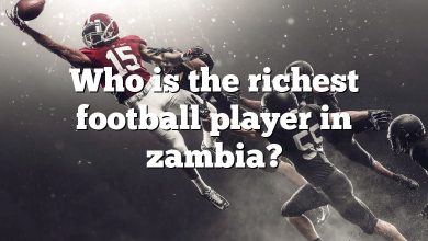 Who is the richest football player in zambia?